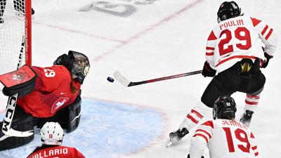 Marie-Philip Poulin nets dazzling backhander vs. Switzerland